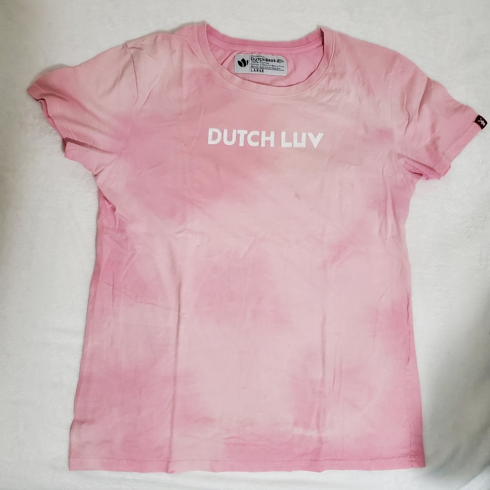 Pink Tie dye dutch shirt
